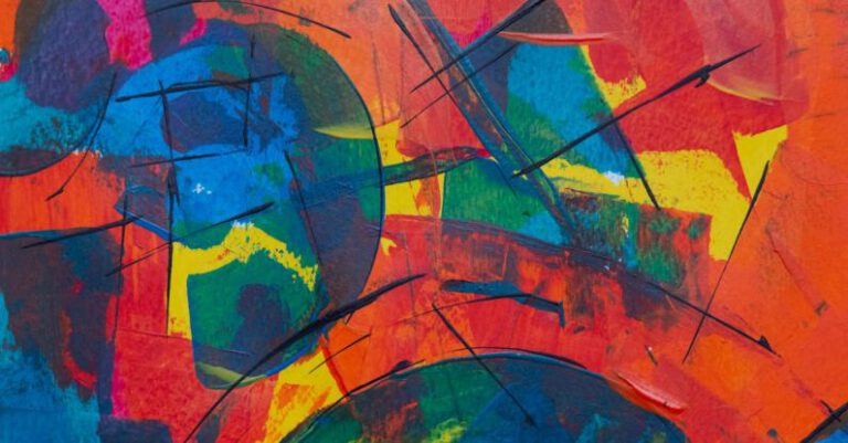 Artwork - Multicolored Abstract Painting