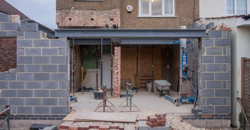 Home Extension - A Brick House Under Construction
